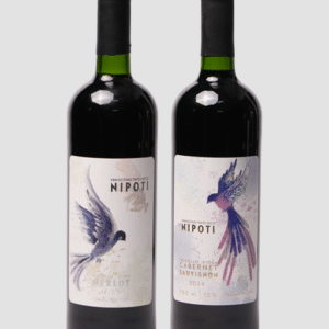 KIT 2 GARRAFAS VINHO FINO DE MESA MERLOT SECO