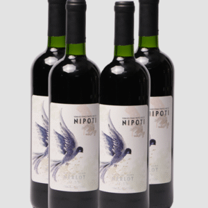 KIT 4 GARRAFAS VINHO FINO DE MESA MERLOT SECO