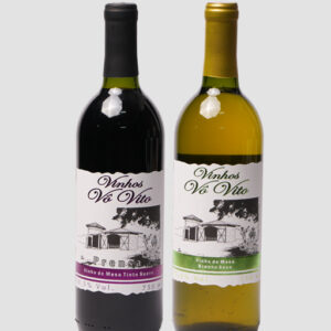 Kit com 1 garrafa Branco Seco + 1 garrafa Tinto Seco