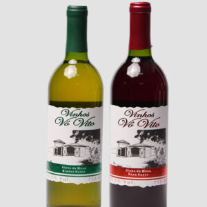 Kit com 1 garrafa Branco Suave + 1 garrafa Rosé suave