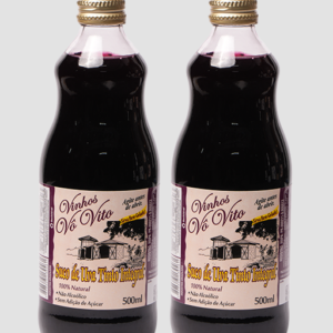 Kit 2 garrafas de Suco de Uva de 500ml cada