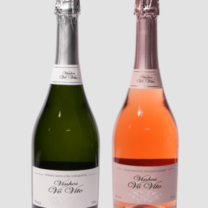 Kit 1 garrafa de Espumante Moscatel Branco e 1 garrafa de Espumante Moscatel Rose