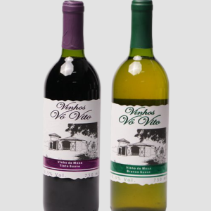 Kit 1 garrafa de Tinto Suave e 1 garrafa de Branco Suave